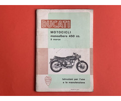 DUCATI 450 Mark3 Desmo Scrambler Handbuch Manual Königswelle Bevel