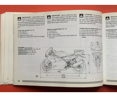 DUCATI 851 Superbike Handbuch Manual