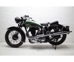 1937 BSA M22 Sports. Twin port head w. upswept exhaust pipes - 3