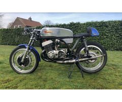 SUZUKI TR500 T500 GT500 expansie race uitlaten racer caferacer