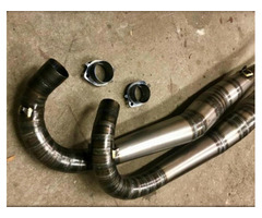 SUZUKI TR500 T500 GT500 expansie race uitlaten racer caferacer - 3