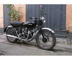 1955 Vincent Black Shadow. Matching numbers. Perfect restoration.