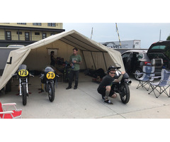 Motorrad Zelt