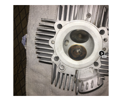 2 ported Ducati bevel twin Desmo cylindearheads - 4