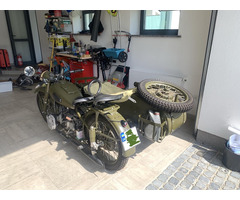 Verkaufe originales sowjetisches M-72 Motorrad mit Beiwagen (1943) - 5