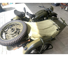 Verkaufe originales sowjetisches M-72 Motorrad mit Beiwagen (1943) - 6