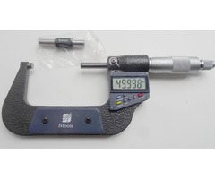 Satz Digital Mikrometer, Neu,  0-75mm,Bügelmeßschraube - 5