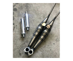 2T Rennauspuffe Suzuki T500 Yamaha RD250/350 Kawasaki 250/350 - 5