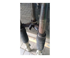 Honda CB 450 K0 K1 Gabel aussenliegende Federn Trommelbremse Black Bomber - 6