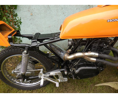 Honda RS 250 CB , Racingteile , Teile Auspuff 2-1 , Fußrasten Rahmen - 2