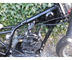 Honda RS 250 CB , Racingteile , Teile Auspuff 2-1 , Fußrasten Rahmen - 5