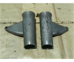 Mounting brackets for Ducati 125 160 175 200 250 350 450 single fork headlights - 4