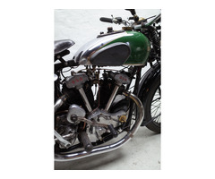 1934 BSA J34-11. 500cc OHV V-Twin. Matching numbers. Rare, civilian model - 2