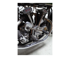 1934 BSA J34-11. 500cc OHV V-Twin. Matching numbers. Rare, civilian model - 4