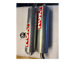 2 Schalldämpfer / Endtöpfe für Honda NSR 250