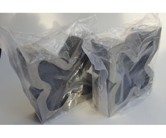 Satz Kreuzprismen, extra schmal, für Rundlaufprüfung etc. Neuware - 3