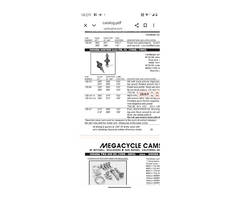 Race Nockenwellen Honda CB450 Black Bomber