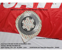 DUC original Bremsscheibe hinten REAR DISCO FRENO Monster-SS-ST2-4 unsw