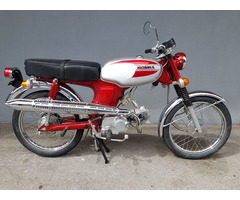 Neuwertige Honda SS 50, unrestaurierter Originalzustand, nur 7463 Km!