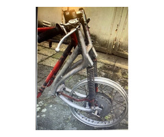 MV ex Works Alloy Earles leading link forks - 3