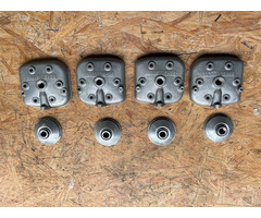 Suzuki RGB 500 Zylinderköpfe mit Wechselkokille, Brennräume