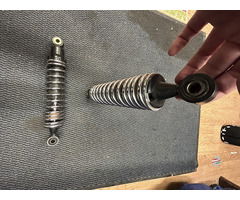 Motorrad Stossdämpfer hinten gebraucht, Länge 34,5 cm, Feder-Durchmesser 6,4 cm - 2