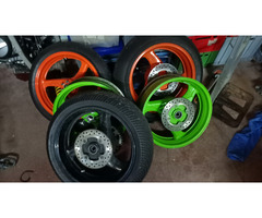 Honda VTR 1000 Felgen Räder , Vorderrad Hinterrad , Motoren - 5