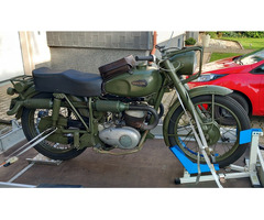 Monark M550 Military Bj. 1954 mit JLO-Twin 250 ccm steht zu Verkauf!