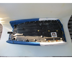 Doppelsitzbank R80GS,100GS 1987-1990 blau/weiß - 4