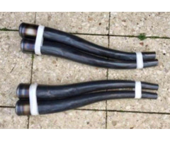 MAGNI Stil doppel gebogen renn auspuffe (evt mit dampfer) - 2