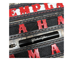 HANDGEMACHTE CLUBGÜRTEL – MIT IHRER PERSÖNLICHEN TEXT