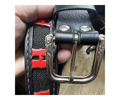 HANDGEMACHTE CLUBGÜRTEL – MIT IHRER PERSÖNLICHEN TEXT - 2