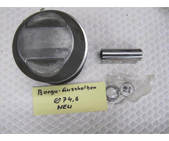 Ducati 1 Zylinder 250 ccm Borgo Gusskolben D=74,6 mit Kolbenbolzen - 3