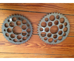 Suzuki RGB, Yamaha TZ, Honda RS, Kettenräder gekröpft - 2