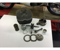 PISTONS AND RINGS  FOR AERMACCHI-NORTON MANX-G50-AJS 7R