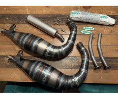 Yamaha TZ125 Jolly Moto Auspuffanlage komplett mit ESD