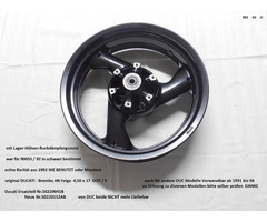 DUCATI 900SS-750SS-600SS ua Modelle original Brembo Hinterrad schwarz - 5
