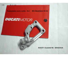 Ducati 851 Fußrastenplatte vorne rechts NEU NUOVO  NIE Montiert