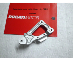 Ducati 851 Fußrastenplatte vorne rechts NEU NUOVO  NIE Montiert - 2