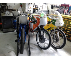 50cc Renners: Kreidler, Sachs und Minarelli.