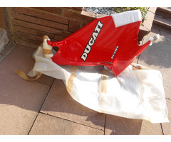 Ducati 900SS Carenata / 91- 92 FAIRING Verkleidung  Schriftzug: schwarz-weiss - 3