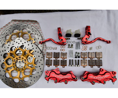 Beringer Aerotec Bremssättel, Brems-/Kupplungspumpe, Ducati Scheiben, NEU!