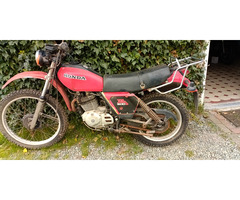 Honda XL 500 Bj 79 Brief ca 30 Jahre abgemeldet Scheunenfund