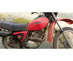 Honda XL 500 Bj 79 Brief ca 30 Jahre abgemeldet Scheunenfund - 2