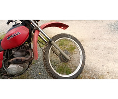 Honda XL 500 Bj 79 Brief ca 30 Jahre abgemeldet Scheunenfund - 3