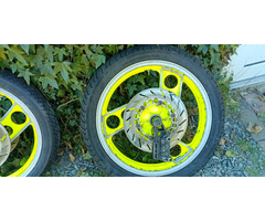 Yamaha RD 350 , RD 250 , Räder Felgen Achse Bremsscheiben - 6