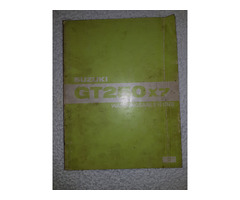 Original SUZUKI Werkstatt Handbuch für GT 250 X7
