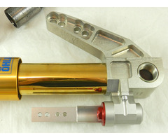 996R Ohlins FG8750 SBK Forks and Wide Track Magnesium Yokes and Mudguard Spindle - 3