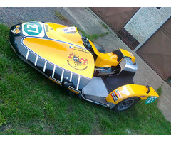 Oldtimer racing sidecar Schmidt mit Yamaha OW 31 engine 500 cm3