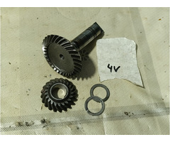 Lower bevel gears pair Ducati 175 200 4-speed
